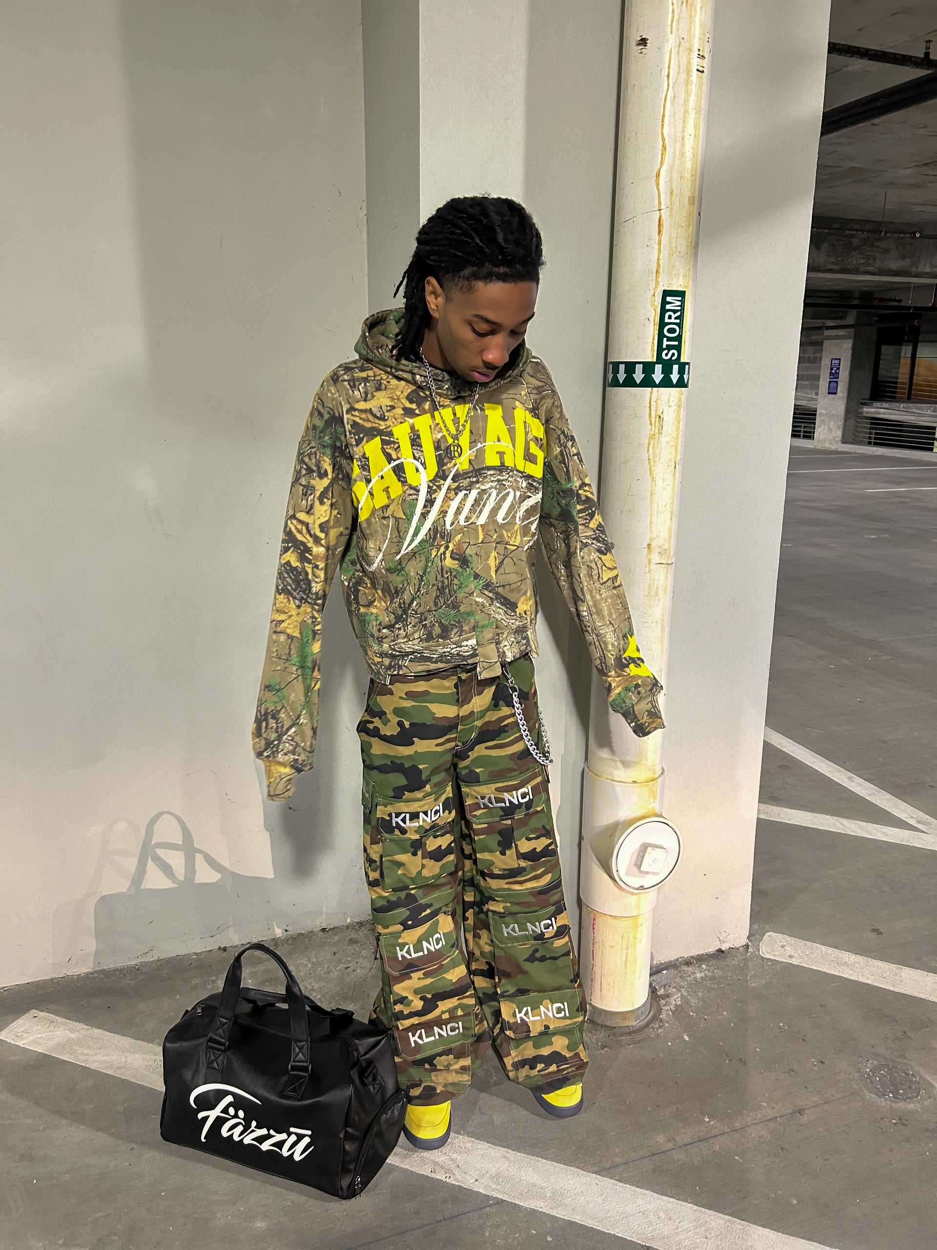 Sauvage Uneven Camo Hoodie